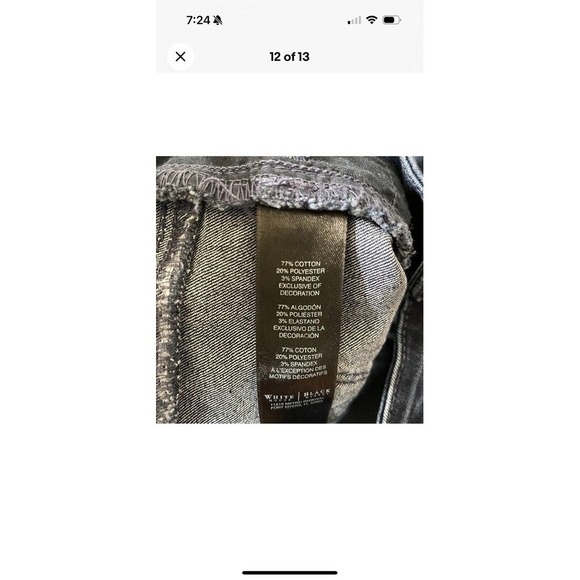 White House Black Market Womens Skinny Leg Blue Denim Jeans Size 4R GUC - Picture 6 of 9